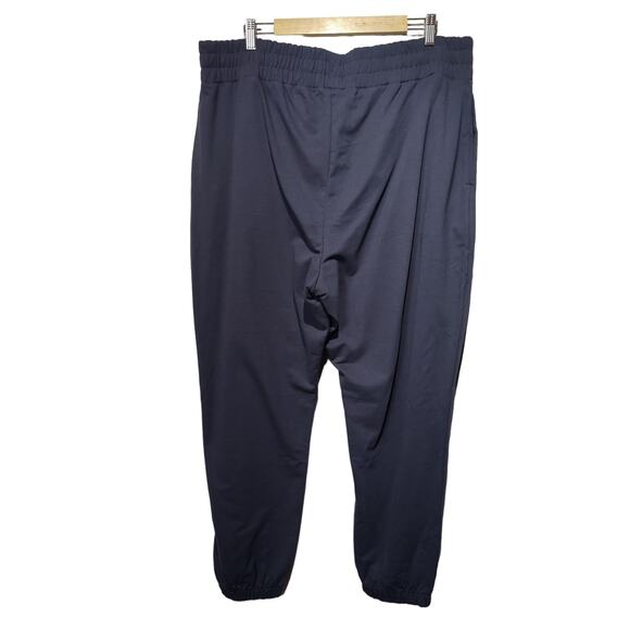 NIB Fresh Clean Threads Women's Sz 2X Navy Jogger Sweat Pants Soft Cotton Blend - Picture 5 of 6